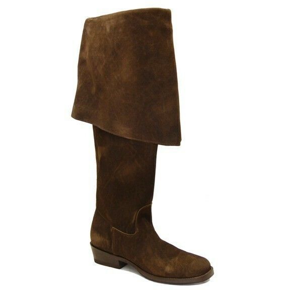 Jack Sparrow Chocolate Suede POTC Boots