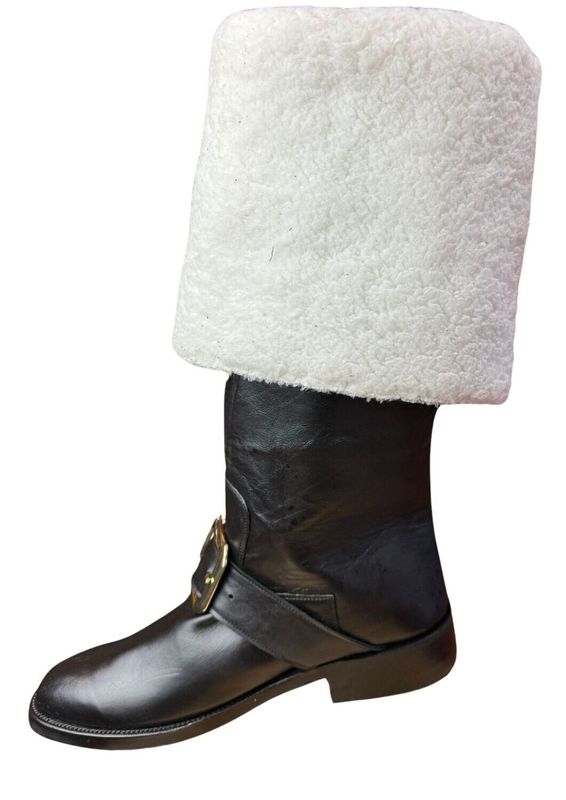 Fur Cuff Santa Boot