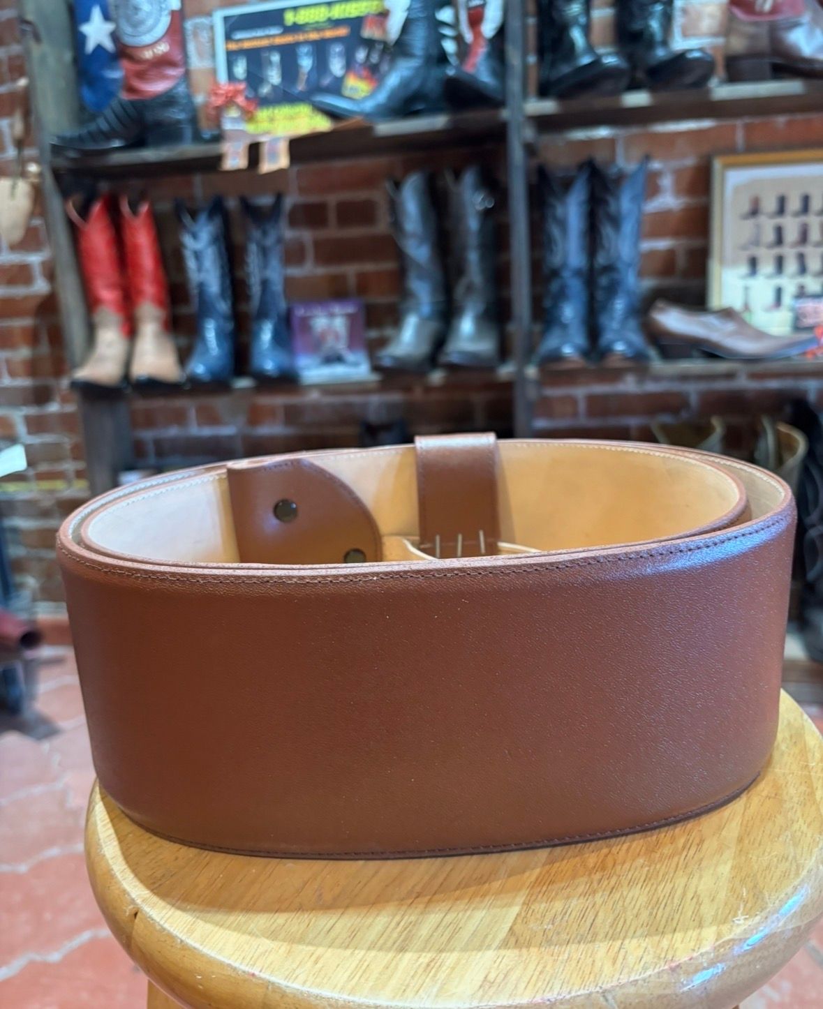 Cognac Santa Belt size 54