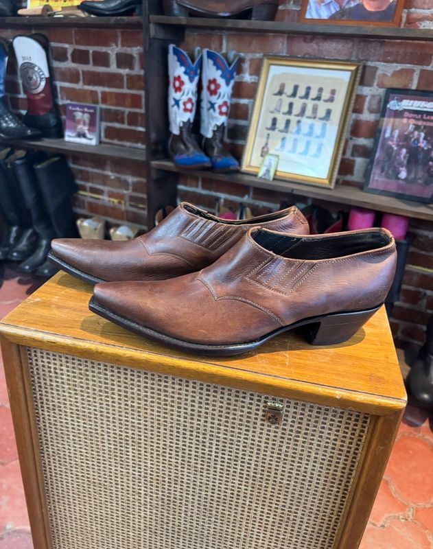 Brown Cowhide Shoe Boot  9B Ladies  (Closeout)