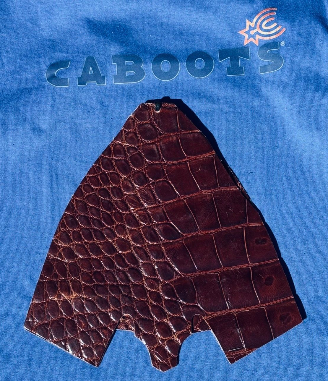 Cognac Nile Gator Vamps 12M/13L