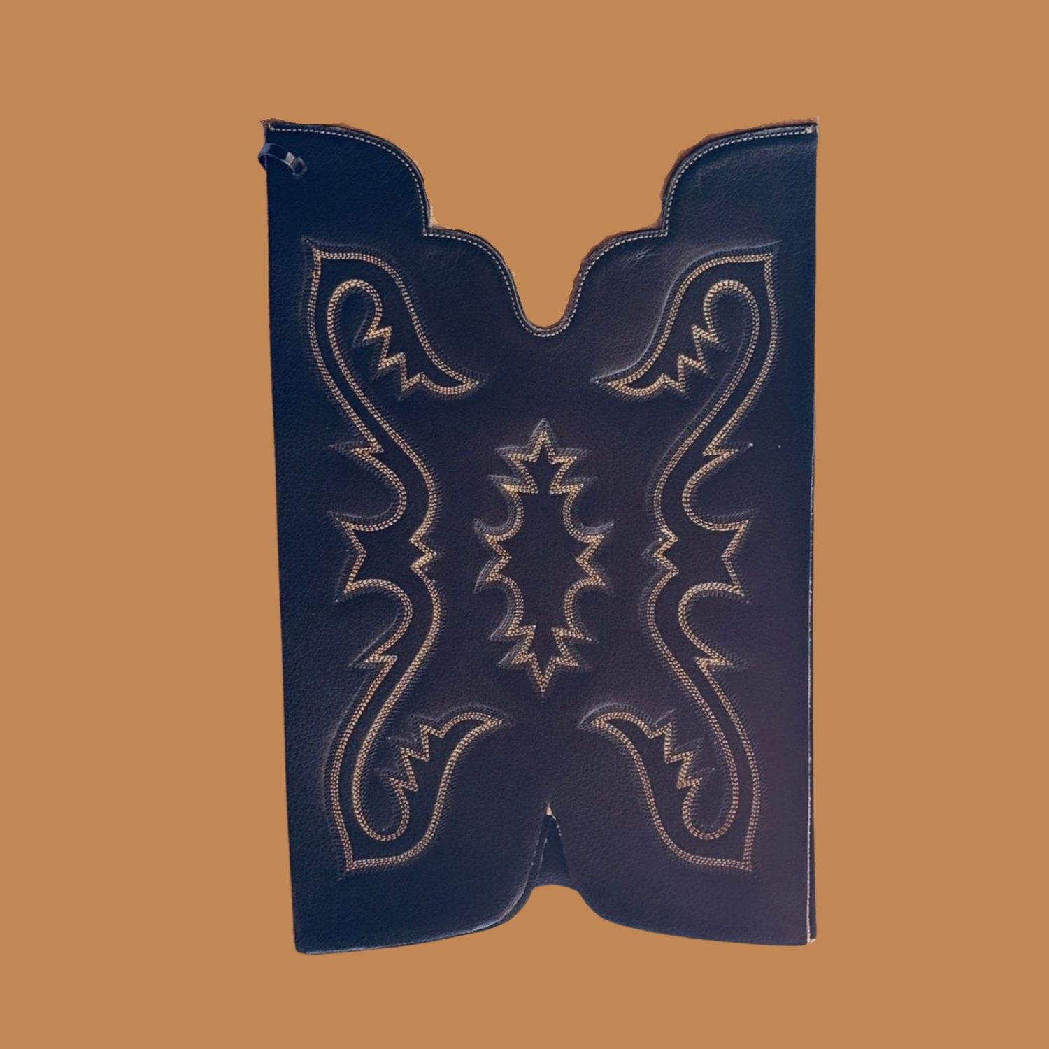 12" Black Tops with Hand stitching