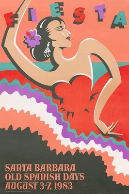 Official 1983 Fiesta Poster