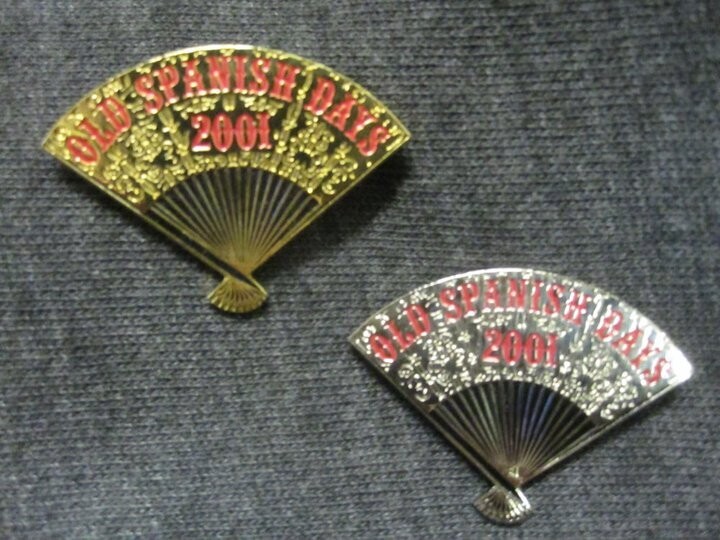 Official 2001 Fiesta Pin - Gold