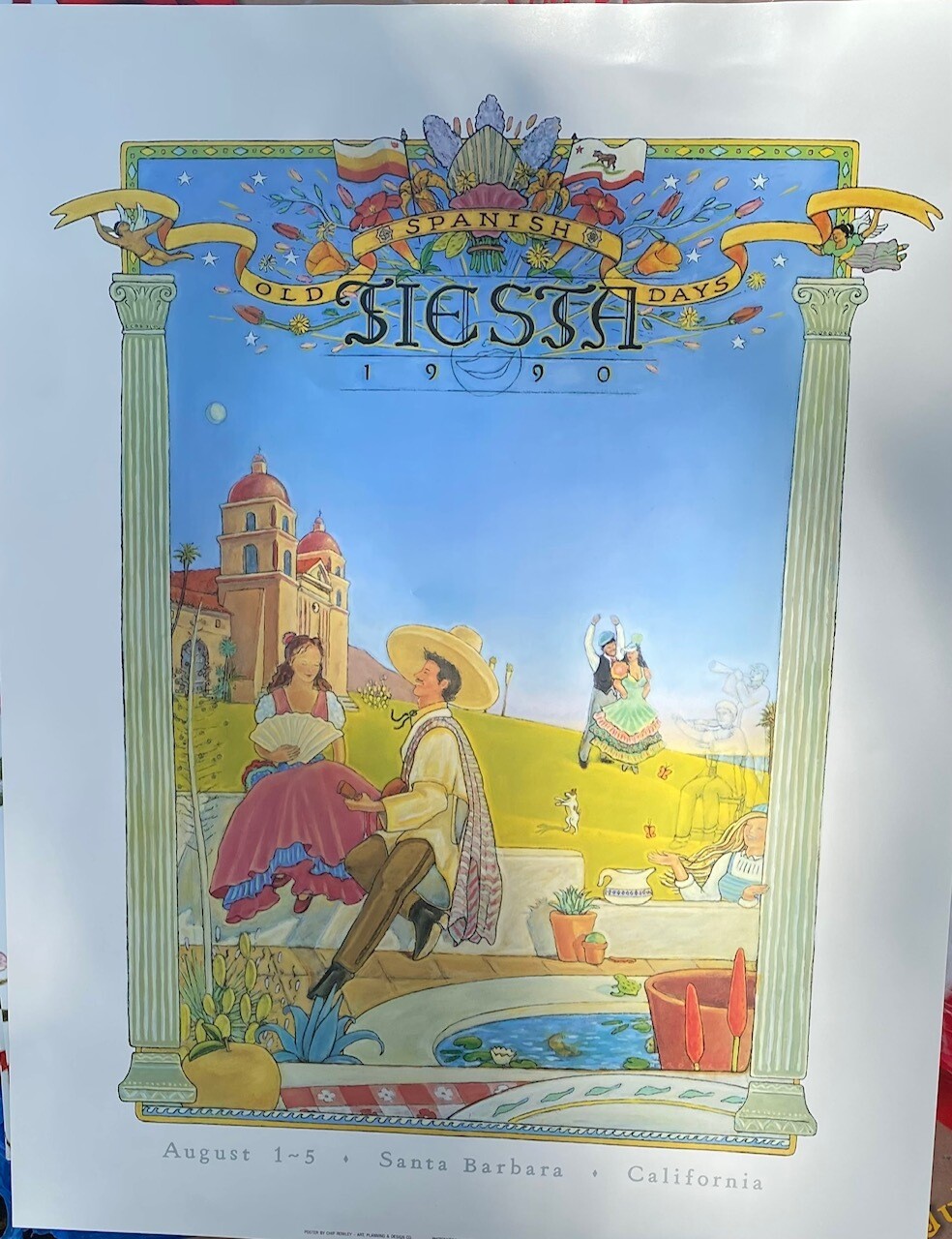Official 1990 Fiesta Poster