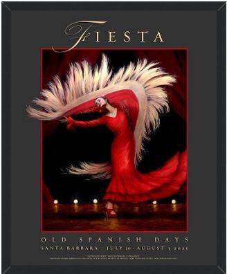 Official 2025 Fiesta Poster - FRAMED
