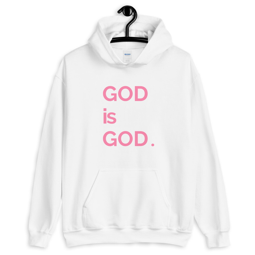 God Is God Pink Unisex Hoodie