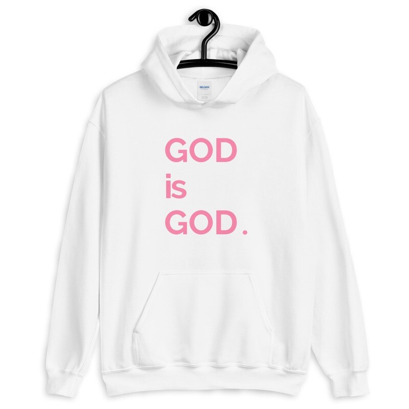 God Is God Pink Unisex Hoodie