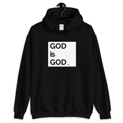God Is God White Box Unisex Hoodie
