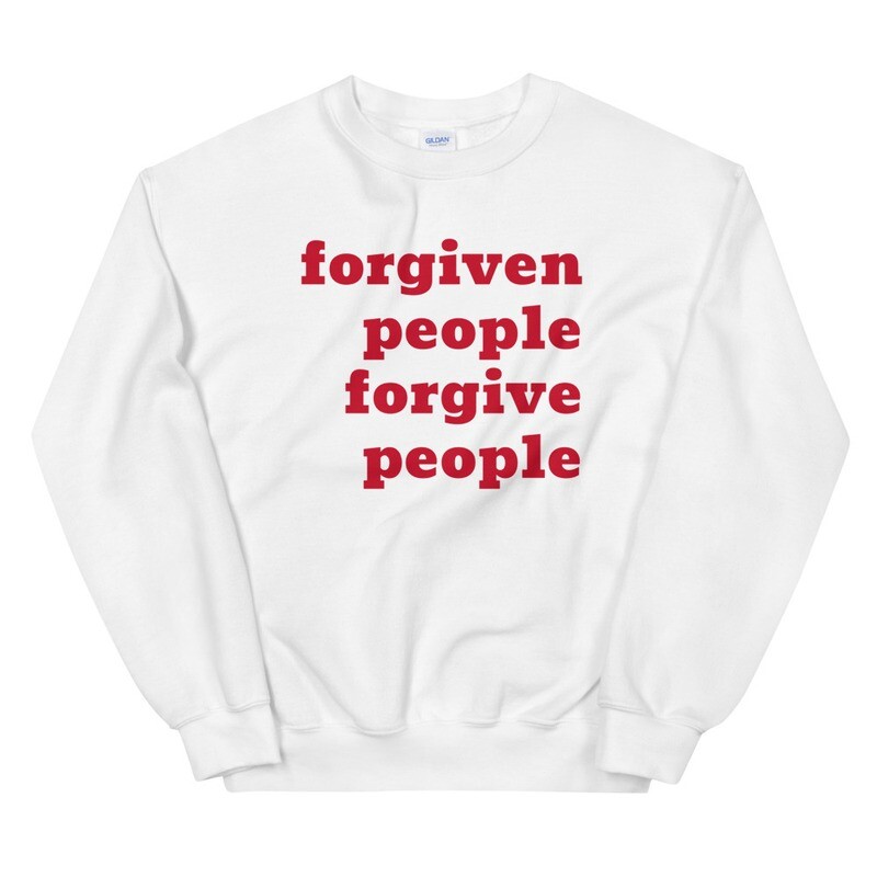 Forgiven People (RED) Unisex Sweatshirt