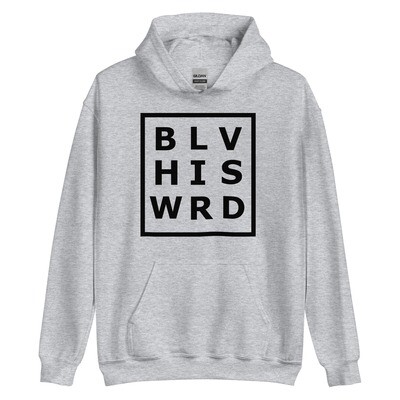Large Size BLV HIS WRD Unisex Hoodie