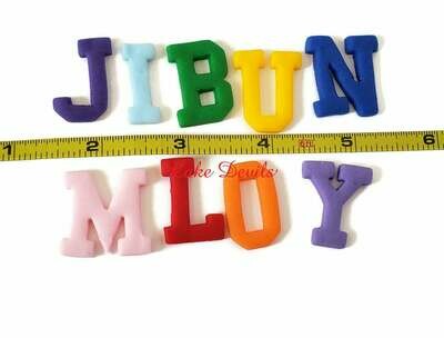 Tribal Fondant Letters