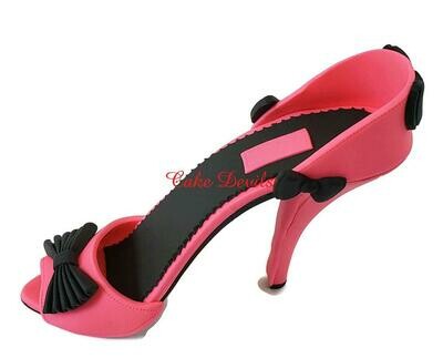 High Heel Shoe Cake Topper with Bows
