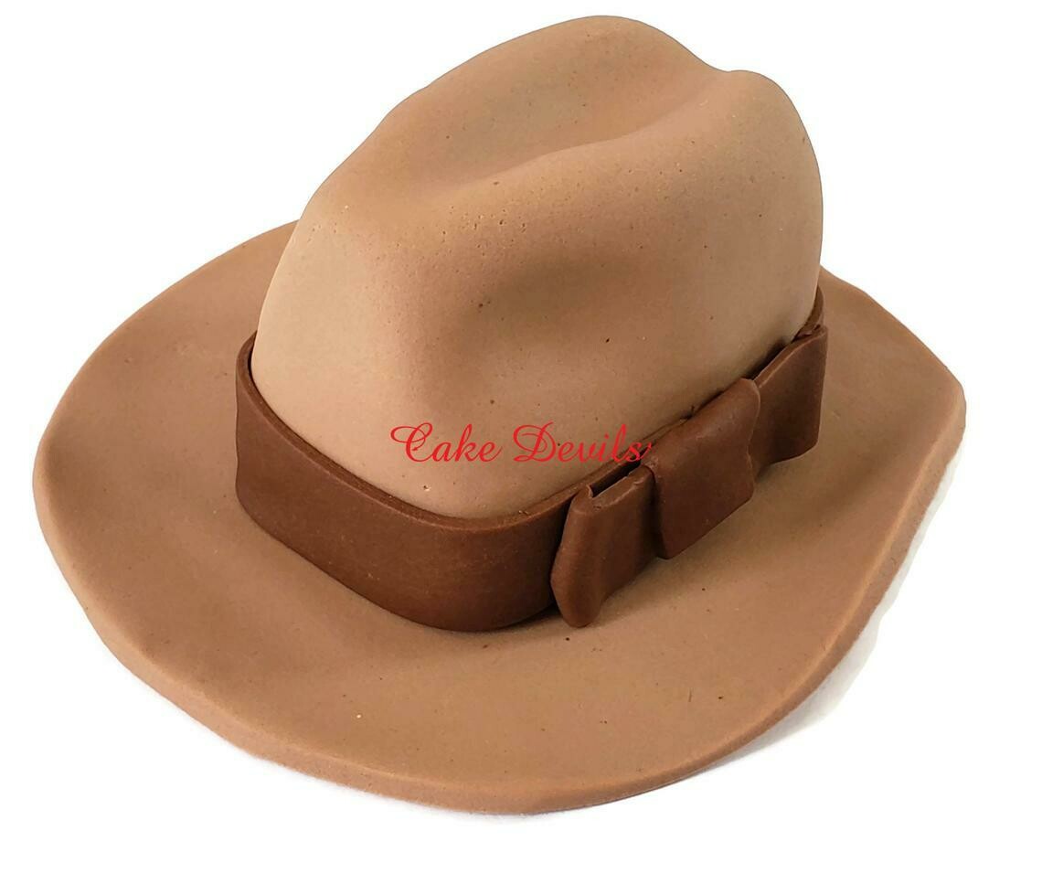 Fedora Hat Cake Topper