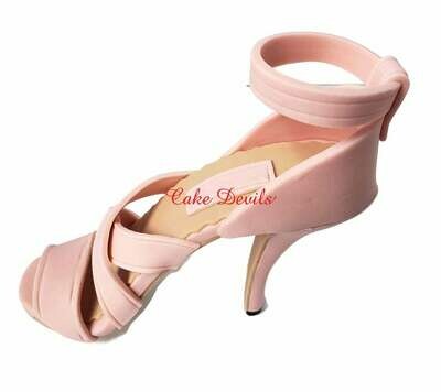 Strappy High Heel Shoe Cake Topper