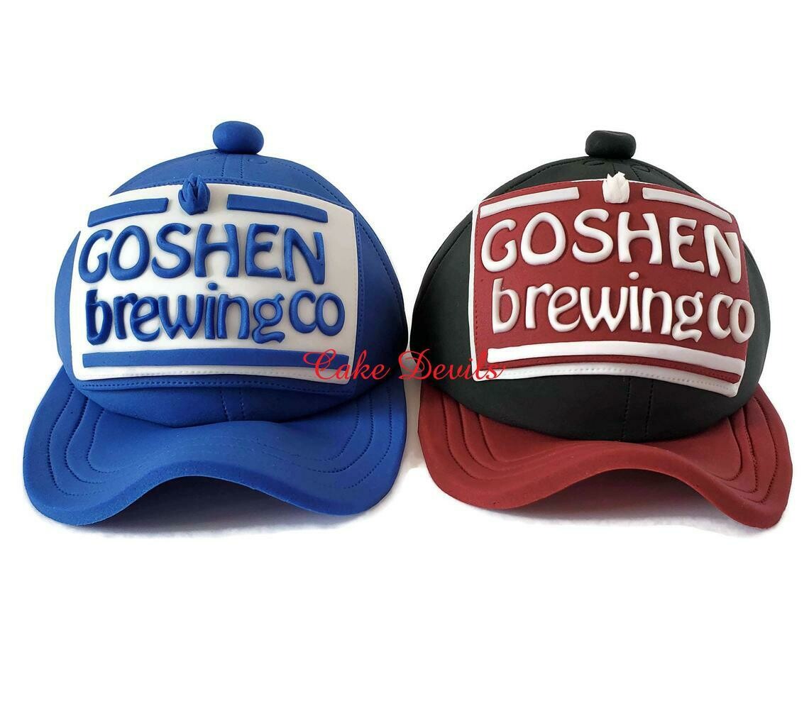 Fondant Baseball Cap Cake Topper