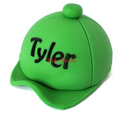Fondant Baseball Cap Cake Topper