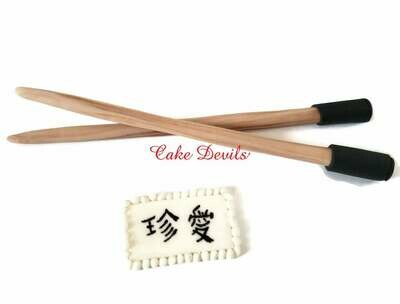 Fondant Chopsticks Cake Toppers