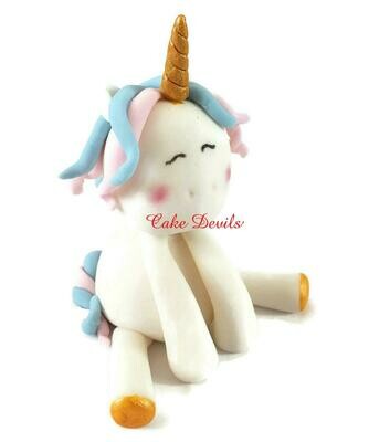 Fondant Unicorn Cake Topper