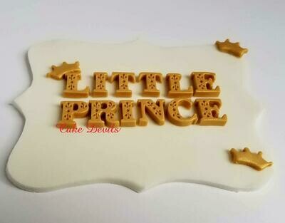 Little Prince Fondant Cake Toppers
