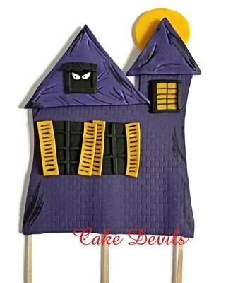 Halloween Haunted House Fondant Cake Topper Kit