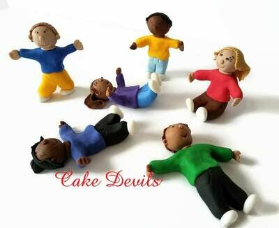 Jumping Party, Trampoline Cake Toppers