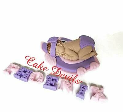 Owl Baby Shower Cake Topper