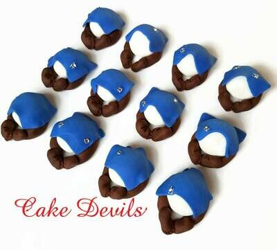 Baby Butt Fondant Cupcake Toppers