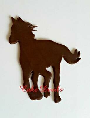 Cowgirl Country Western Cake Topper Kit, handmade edible, fondant cowgirl hat, horseshoe, horse, cowboy boots, and cactus cake decorations
