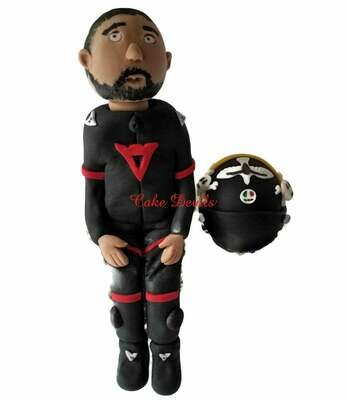 Fondant Man or Woman Cake Topper, Perfect to sit on your cake! Handmade, birthday cake, personalize cake topper, person cake