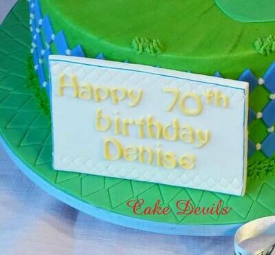 Fondant Golf Cake Topper Kit
