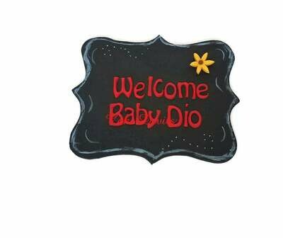 Personalized Fondant Plaque / Banner for Cake, Sign for cake, Happy Birthday banner cake deoration, personalized plaque
