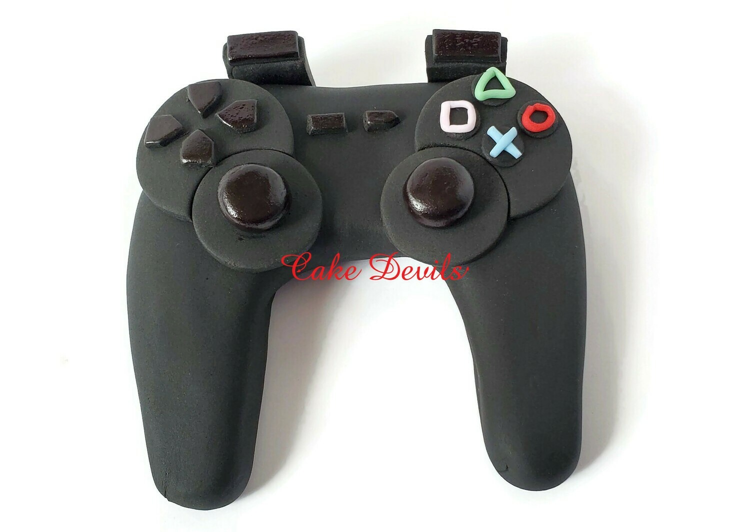 Video Game Controller Fondant Cake Topper, Play Station or Xbox Gaming Birthday Cake Decorations