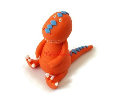 Dinosaur Train Tyrannosaurus Rex, T-Rex, Fondant Dinosaur Cake Topper, Buddy Cake Decorations