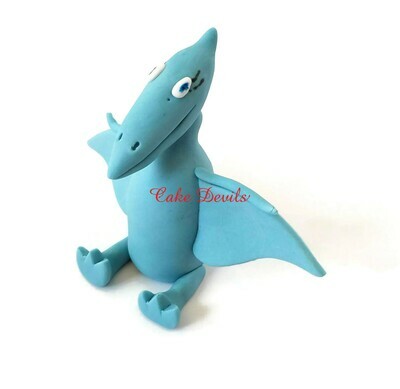 Dinosaur Train Pteranodon Fondant Dinosaur Cake Topper, Shinny