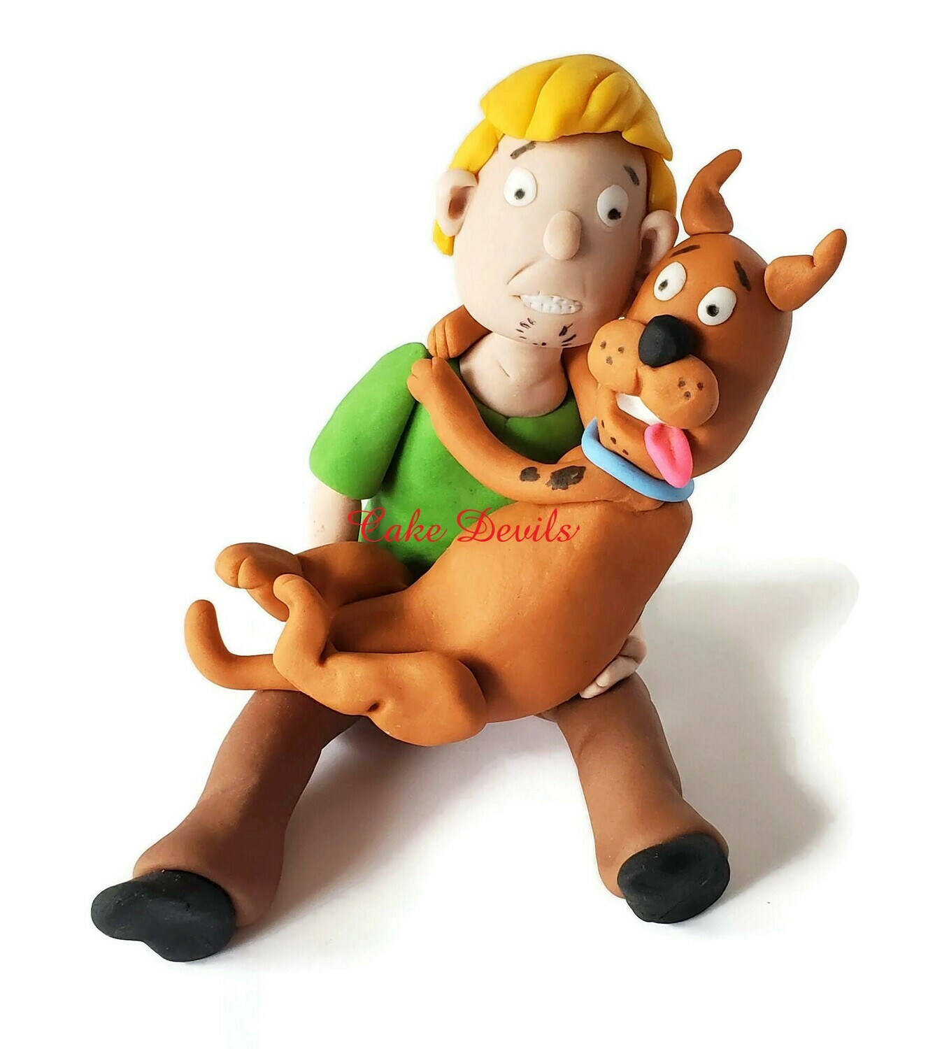Scooby Doo Fondant Cake Topper, Scooby and Shaggy