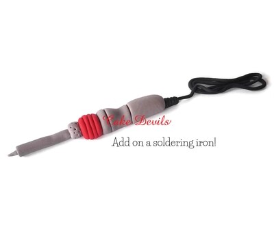 Electric fondant cake toppers, great for the electrician in your life!