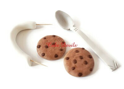Fondant Handle, Cookies and Spoon for Coffee Mug Cake, Perfect for a Starbucks Mug Cake!