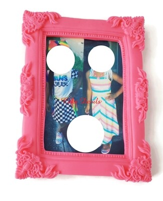 Fondant Picture Frame Cake Toppers with Optional Edible Image Photo