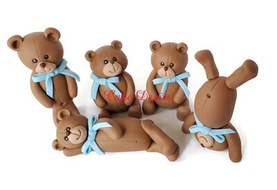 Teddy Bear Cake Toppers, Bears Cake Decorations for Baby Shower, Birthday and more!