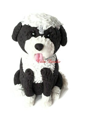 Handmade Fondant Dog Cake Topper - Have one made to look like your dog!