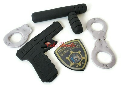 Police Officer Cake Decorations for Police Academy Graduation, Police Retirement