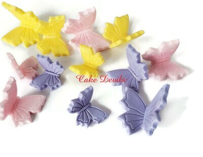 Fondant Butterfly Cake Decorations and Cupcake Toppers