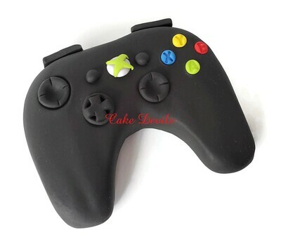 Video Game Controller Fondant Cake Topper, Play Station or Xbox Gaming Birthday Cake Decorations