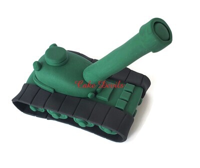 Fondant Army Tank Cake Topper, Military Cake Decorations
