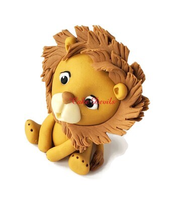 Fondant Lion Cake Topper, perfect for a Safari, Wild One, or King of the Jungle Cake