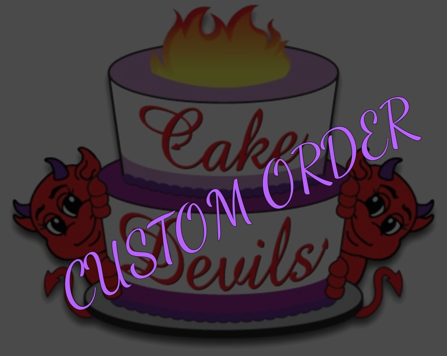 Custom C cupcake toppers