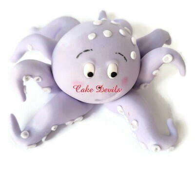 Fondant Sea Life Animals, Turtle, Octopus, Fish, Seaweed