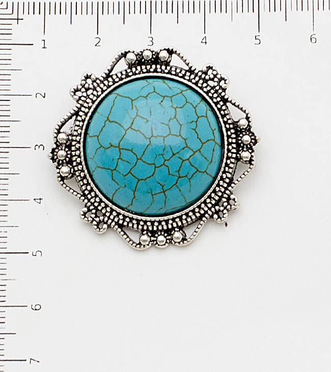 Turquoise Brooch