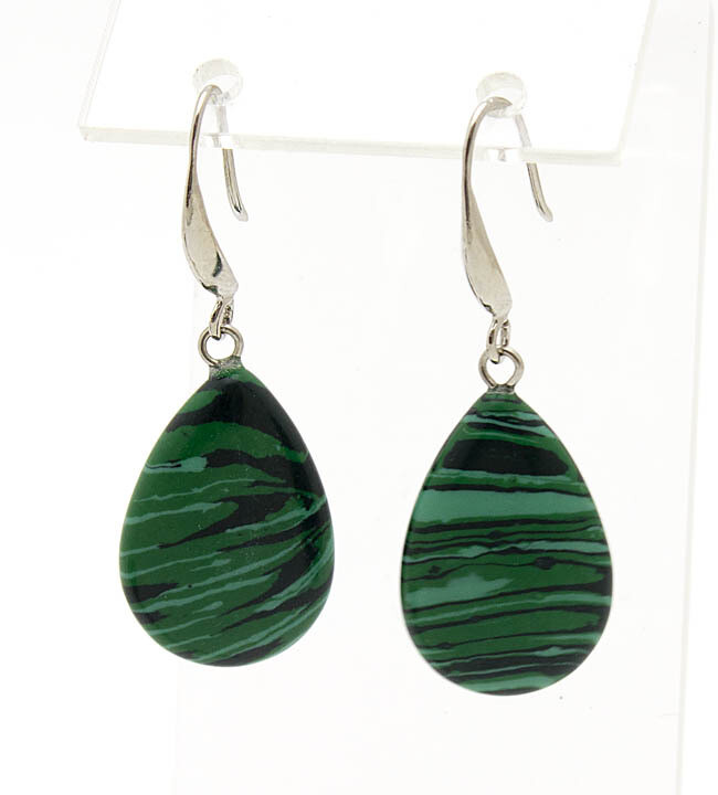 Malachite Earrings